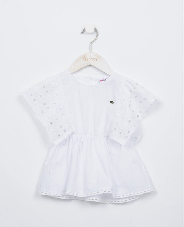 Picture of C2000-GIRLS HIGH QUALITY COTTON EMBROIDERED TOP